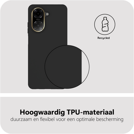 Lanyard Case - Xiaomi Redmi A5 - Soft TPU Protective Cover with Necklace - Black