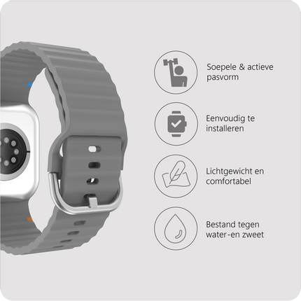 ActiveFlex Strap  - Apple Watch 44/45/46/49mm - Grey