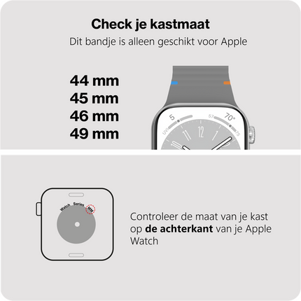 ActiveFlex Strap  - Apple Watch 44/45/46/49mm - Grey