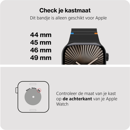 ActiveFlex Strap  - Apple Watch 44/45/46/49mm - Black