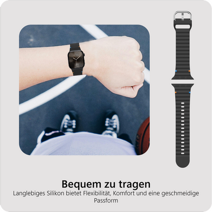 ActiveFlex Strap  - Apple Watch 44/45/46/49mm - Black