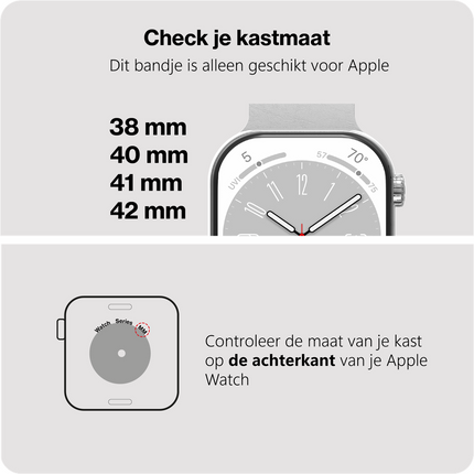 Magfit Strap - Apple Watch 40/41/42mm - Ivory
