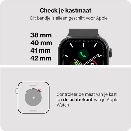 Magfit Strap - Apple Watch 40/41/42mm - Black