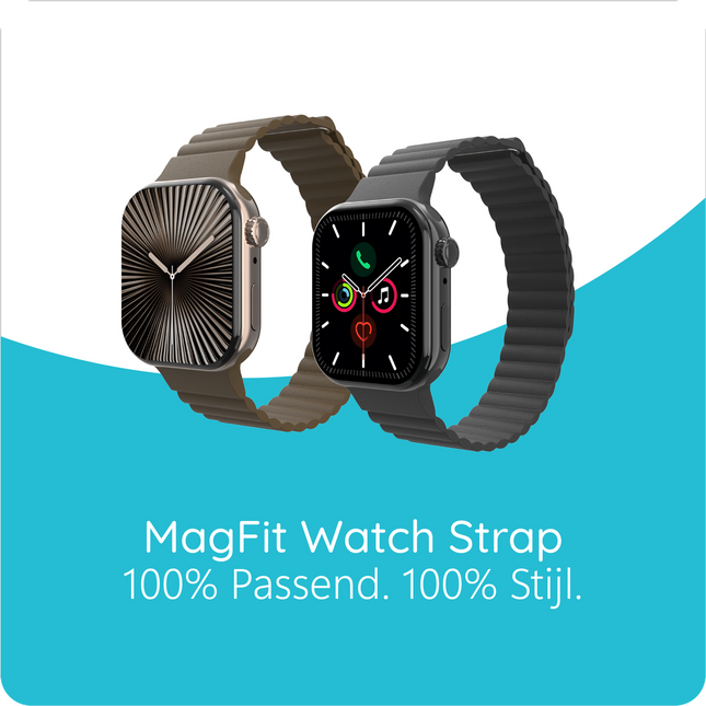 Magfit Strap - Apple Watch 44/45/46/49mm - Coffee