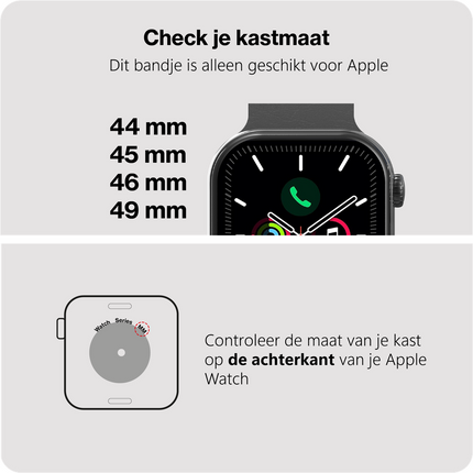 Magfit Strap - Apple Watch 44/45/46/49mm - Black