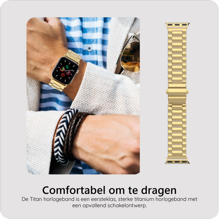 PrimeSteel Strap - Apple Watch 40/41/42mm - Gold