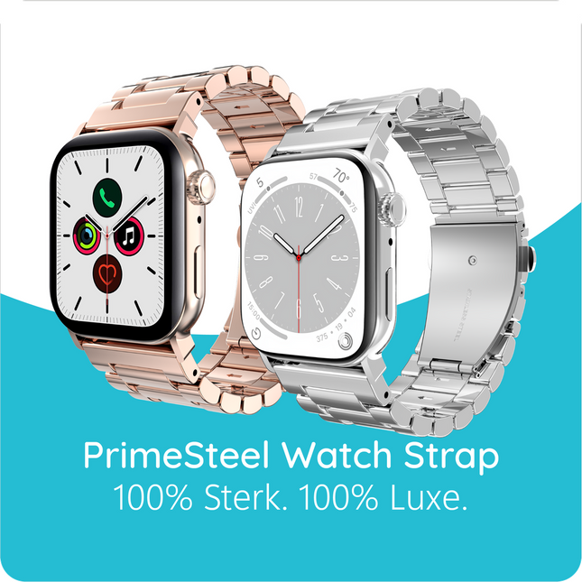 PrimeSteel Strap - Apple Watch 40/41/42mm - Rose Gold