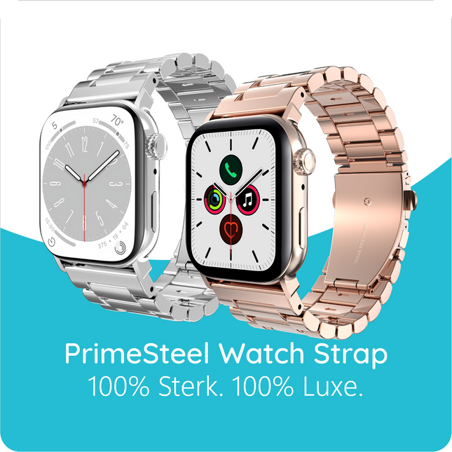 PrimeSteel Strap - Apple Watch 40/41/42mm - Silver