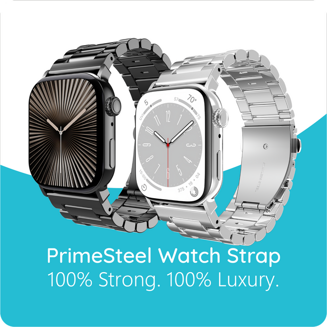 PrimeSteel Strap - Apple Watch 40/41/42mm - Black