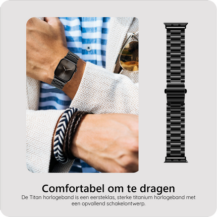 PrimeSteel Strap - Apple Watch 40/41/42mm - Black