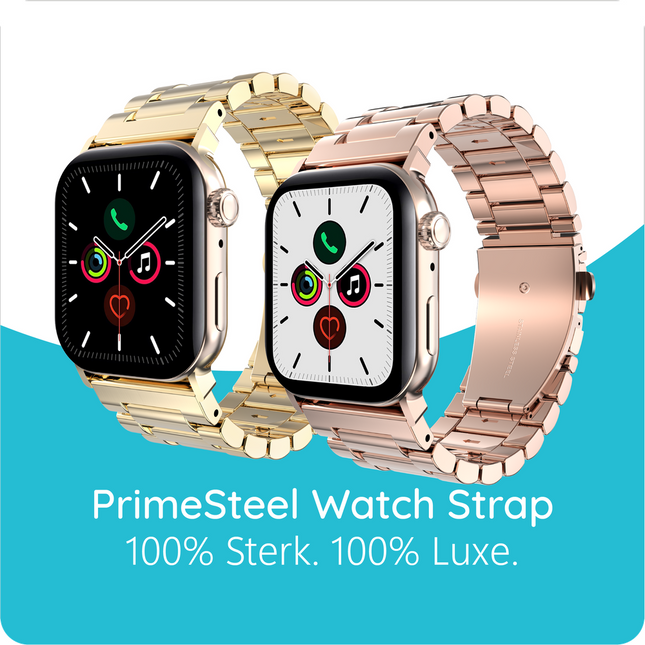 PrimeSteel Strap - Apple Watch 44/45/46/49mm - Gold