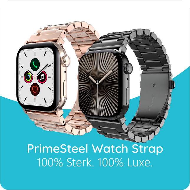 PrimeSteel Strap - Apple Watch 44/45/46/49mm - Rose Gold