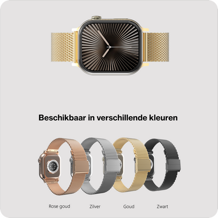 SilkSteel Strap - Apple Watch 40/41/42mm - Gold