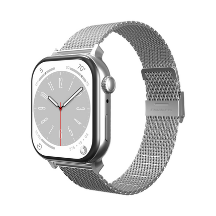 SilkSteel Strap - Apple Watch 40/41/42mm - Silver
