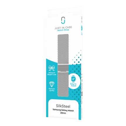 SilkSteel Strap - Apple Watch 40/41/42mm - Silver