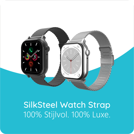 SilkSteel Strap - Apple Watch 40/41/42mm - Black