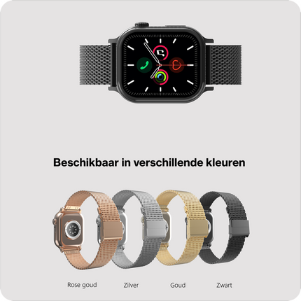 SilkSteel Strap - Apple Watch 40/41/42mm - Black