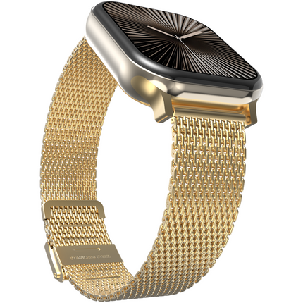 SilkSteel Strap - Apple Watch 44/45/46/49mm - Gold