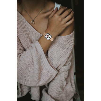 SilkSteel Strap - Apple Watch 44/45/46/49mm - Rose Gold
