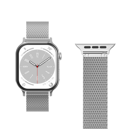 SilkSteel Strap - Apple Watch 44/45/46/49mm - Silver