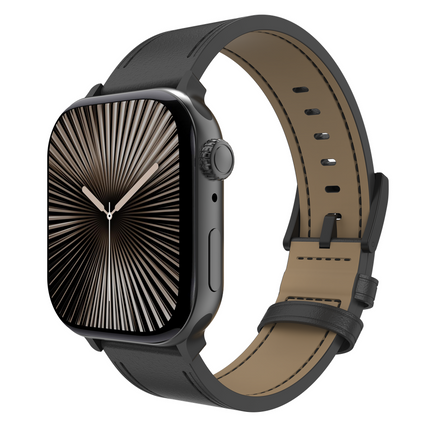 Timeless Leather Strap - Apple Watch 40/41/42mm - Black