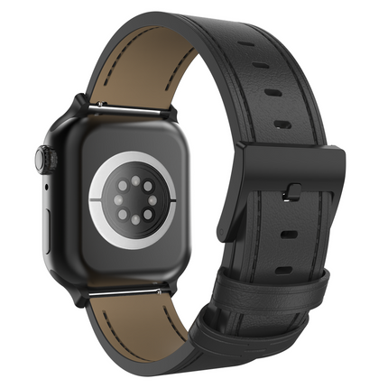 Timeless Leather Strap - Apple Watch 40/41/42mm - Black