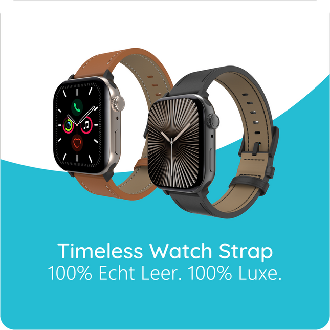 Timeless Leather Strap - Apple Watch 44/45/46/49mm - Brown