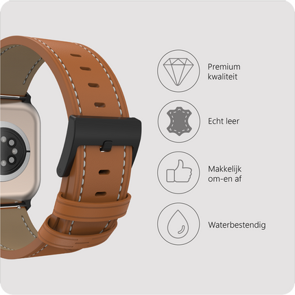 Timeless Leather Strap - Apple Watch 44/45/46/49mm - Brown