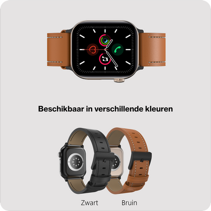 Timeless Leather Strap - Apple Watch 44/45/46/49mm - Brown