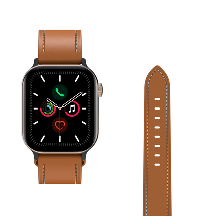 Timeless Leather Strap - Apple Watch 44/45/46/49mm - Brown
