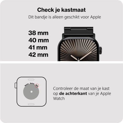 Titan Strap - Apple Watch 40/41/42mm - Black