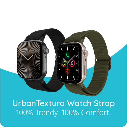 Urban Textura Strap - Apple Watch 44/45/46/49mm - Black