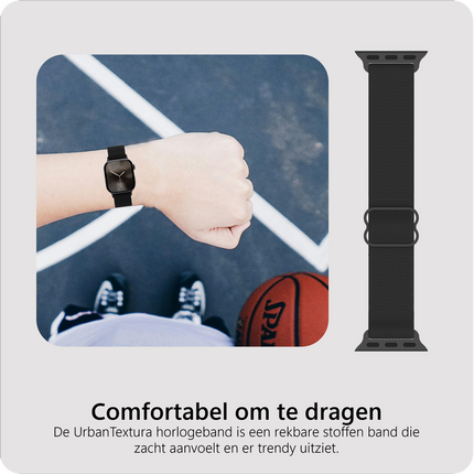 Urban Textura Strap - Apple Watch 44/45/46/49mm - Black