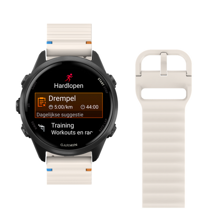 ActiveFlex Strap - Garmin Forerunner 55 / 165 / 570 (42mm) - Ivory