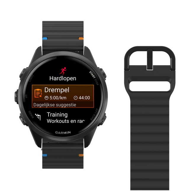 ActiveFlex Strap - Garmin Forerunner 55 / 165 / 570 (42mm) - Black