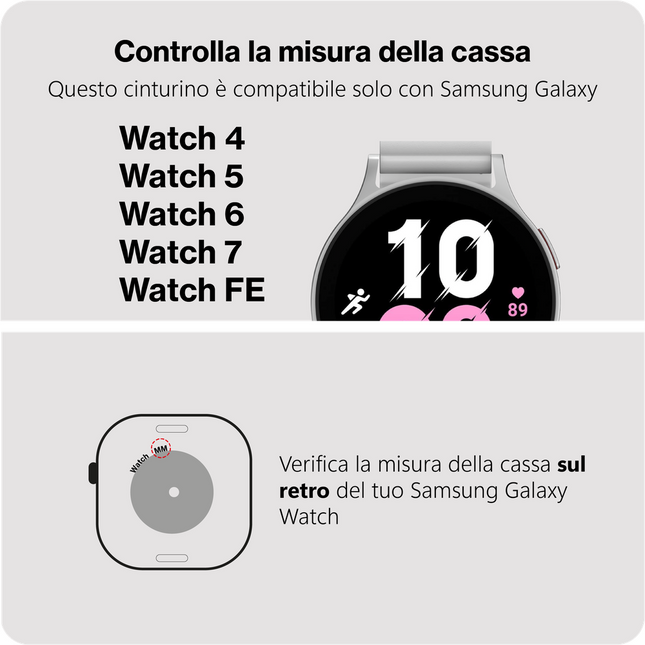 Magfit Strap - Galaxy Watch 20mm - Ivory