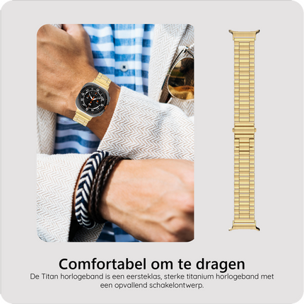 PrimeSteel Strap - Galaxy Watch Ultra2 / Ultra (2024 / 2025) - Gold