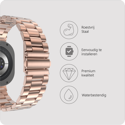 PrimeSteel Strap - Galaxy Watch Ultra2 / Ultra (2024 / 2025) - Rose Gold