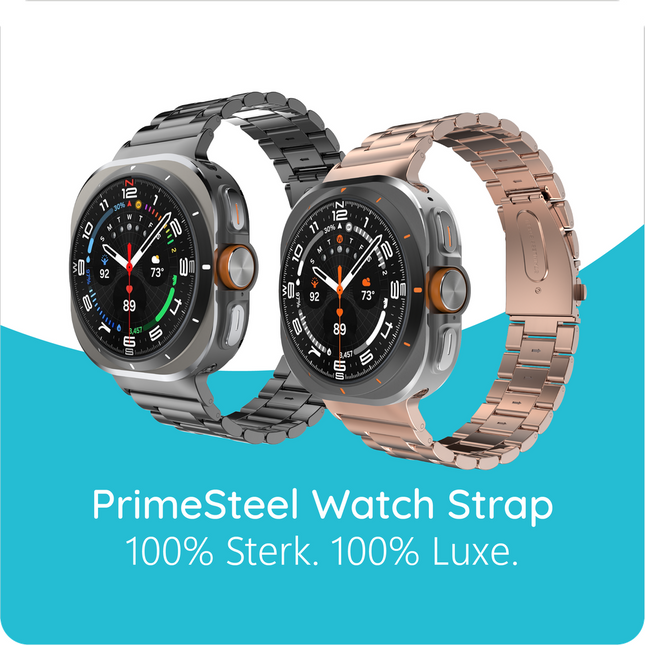 PrimeSteel Strap - Galaxy Watch Ultra2 / Ultra (2024 / 2025) - Silver