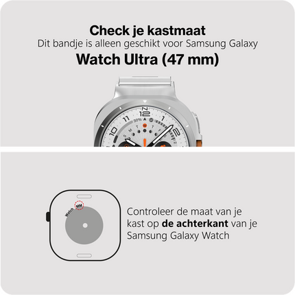 PrimeSteel Strap - Galaxy Watch Ultra2 / Ultra (2024 / 2025) - Silver