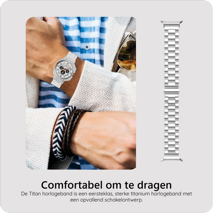 PrimeSteel Strap - Galaxy Watch Ultra2 / Ultra (2024 / 2025) - Silver