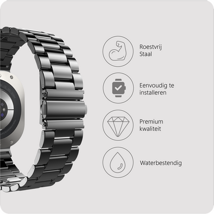 PrimeSteel Strap - Galaxy Watch Ultra2 / Ultra (2024 / 2025) - Black