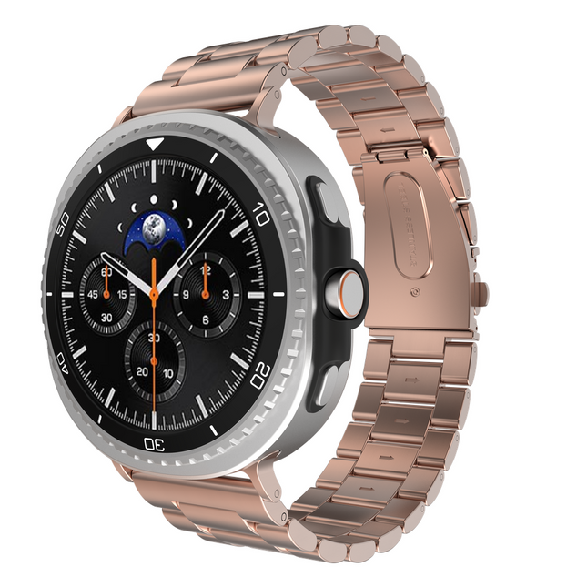 PrimeSteel Strap - Galaxy Watch9 / Watch8 / Watch8 Classic - Rose Gold