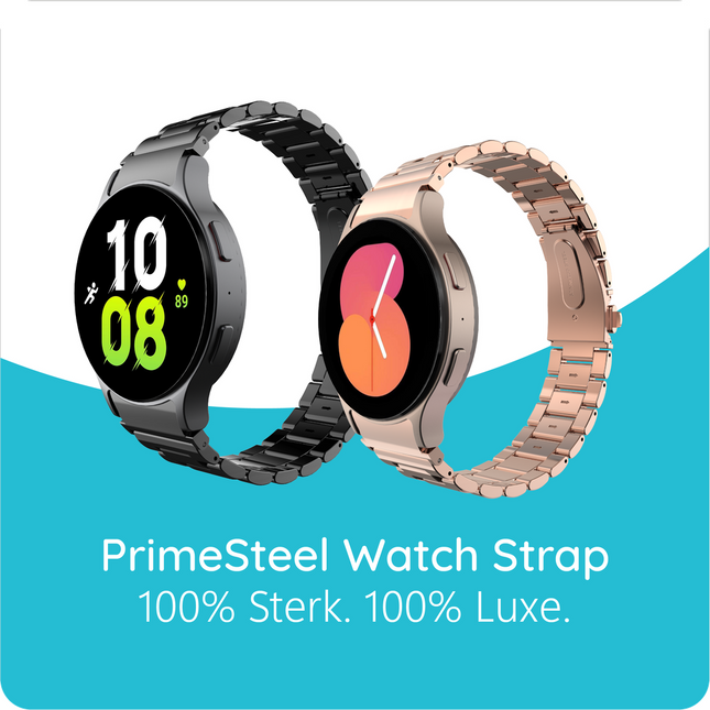 PrimeSteel Strap - Galaxy Watch 20mm - Black