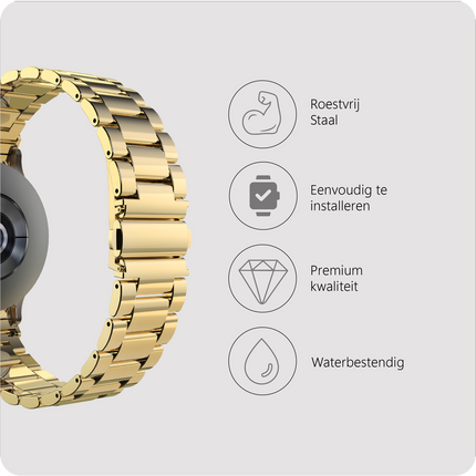 PrimeSteel Strap - Galaxy Watch 20mm - Gold