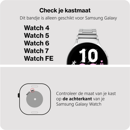 PrimeSteel Strap - Galaxy Watch 20mm - Silver