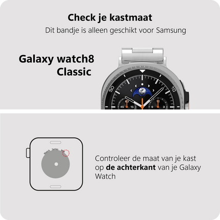 PrimeSteel Strap - Galaxy Watch9 / Watch8 / Watch8 Classic - Black
