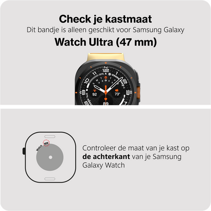 SilkSteel Strap - Galaxy Watch Ultra2 / Ultra (2024 / 2025) - Gold