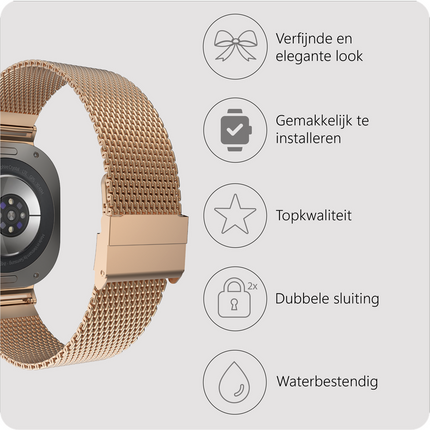 SilkSteel Strap - Galaxy Watch Ultra2 / Ultra (2024 / 2025) - Rose Gold