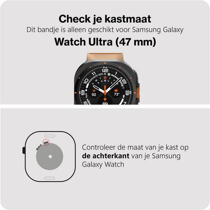 SilkSteel Strap - Galaxy Watch Ultra2 / Ultra (2024 / 2025) - Rose Gold